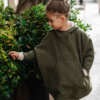 VLT04184 Poncho, moss green