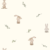 Cotton jersey Digital Organic BUNNIES - cream