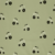 Cotton jersey with small tractor design - olive green