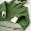VLT08364 Poncho din lână, olive green