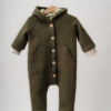 VLT08823 Salopetă din lână, moss green