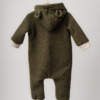 VLT08825 Salopetă din lână, moss green