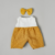 Costumaș cu papion, white&yellow - in