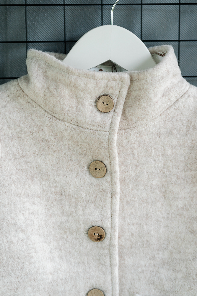 VLT00617 Vestă - lână, cream