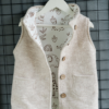 VLT00619 Vestă - lână, cream